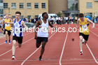 Mens U-17s and Boys U-15s 100 metres, 2022 Northern Inter Counties U17s and U15s Track and Field, York, Thursday, June 2nd. Photo: David T. Hewitson/Sports for All Pics